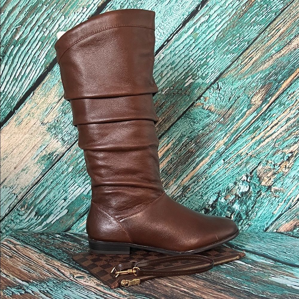 * Aldo Brown Slouch Boots